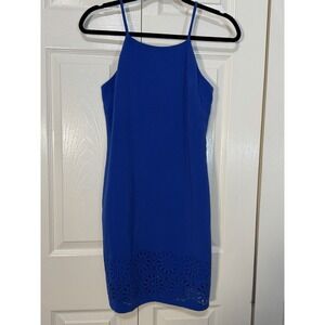 Banana Republic Women's Navy Blue Sleeveless Dress Size 2
